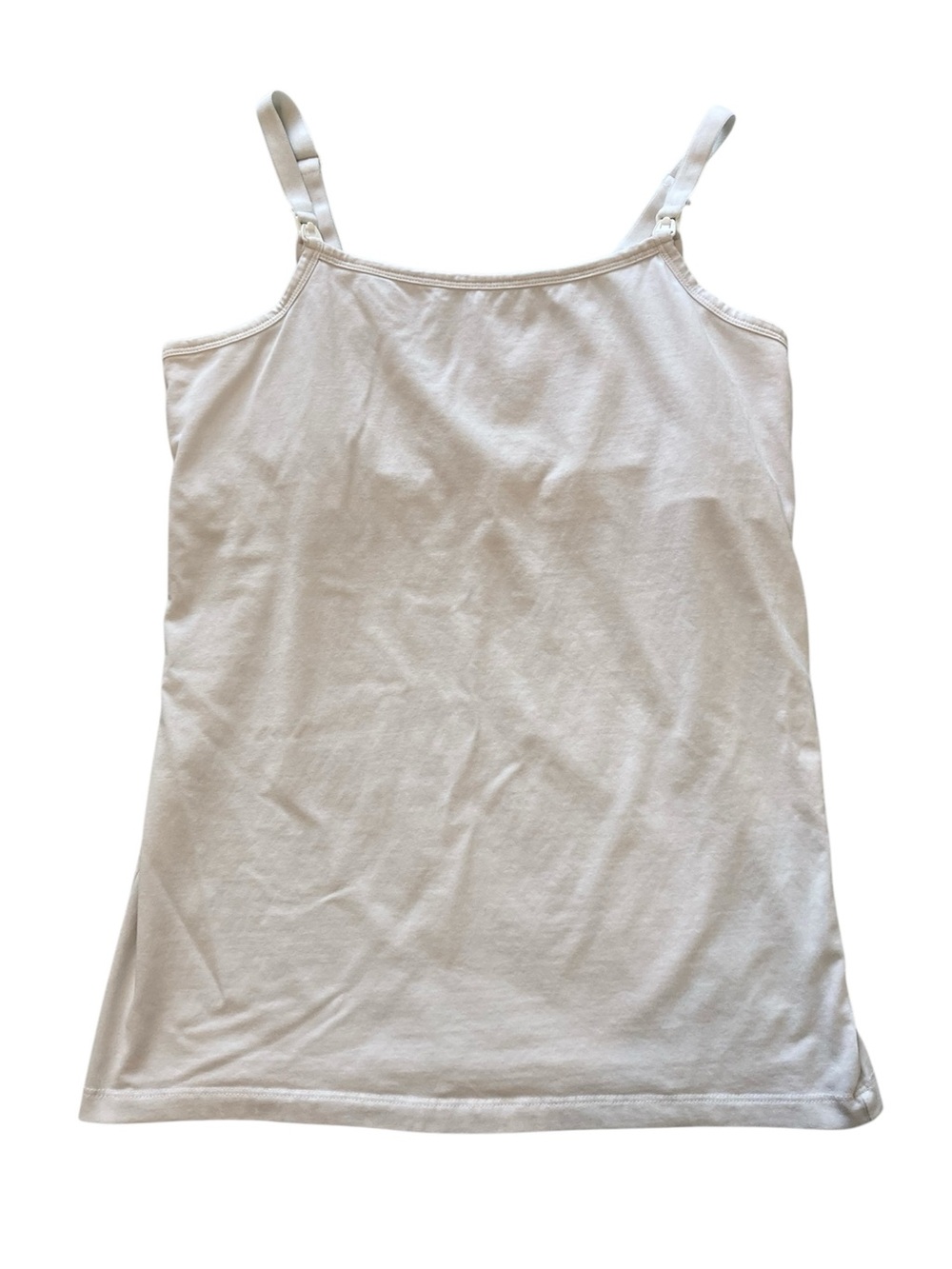 Kindred Bravely Organic Cotton Nursing Camisole White L